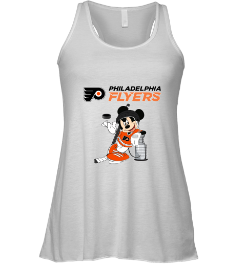Mickey Philadelphia Flyers With The Stanley Cup Hockey NHL Racerback Tank