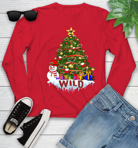 Minnesota Wild Merry Christmas NHL Hockey Sports Youth Long Sleeve 11