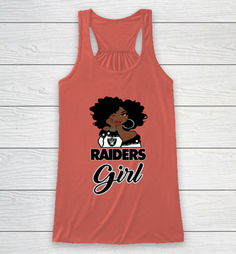 Oakland Raiders Girl NFL Racerback Tank - Image 5