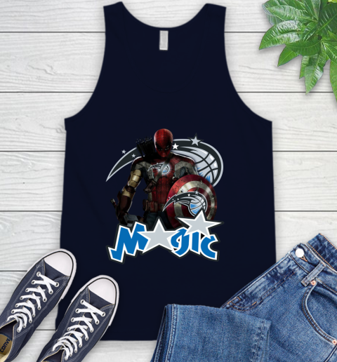 Philadelphia 76ers NBA Basketball Captain America Thor Spider Man Hawkeye Avengers Tank Top 3