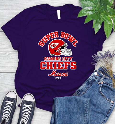 Kansas City Chiefs Super Bowl Champion Miami Logo 2020 NFL Shirts 85