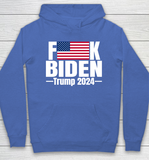 Fuck Biden American Flag Trump 2024 Hoodie 6