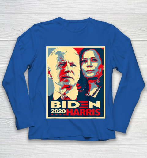Joe Biden Kamala Harris Hope  Biden Harris 2020 Youth Long Sleeve 9