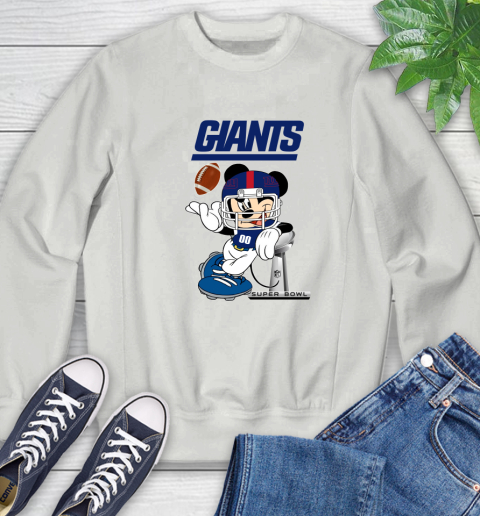 NFL newyork giants Mickey Mouse Disney Super Bowl Football T Shirt Sweatshirt 5