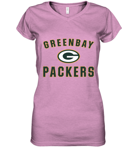 Green Bay Packers NFL Line by Fanatics Branded Gold Victory Women's V-Neck T-Shirt