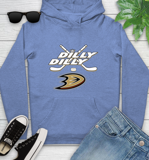 NHL Anaheim Ducks Dilly Dilly Hockey Sports Youth Hoodie 12