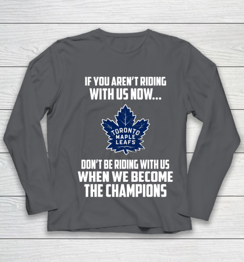 NHL Toronto Maple Leafs Hockey We Become The Champions Youth Long Sleeve 6
