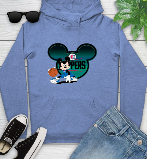 NBA LA Clippers Mickey Mouse Disney Basketball Youth Hoodie 12