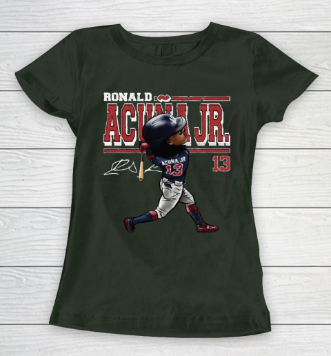 Ronald Acuna Jr Cartoon Women's T-Shirt 4