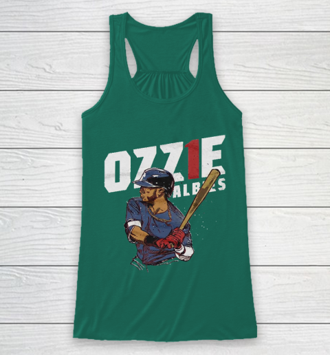 Ozzie Albies 1 Atlanta Brave Racerback Tank 5
