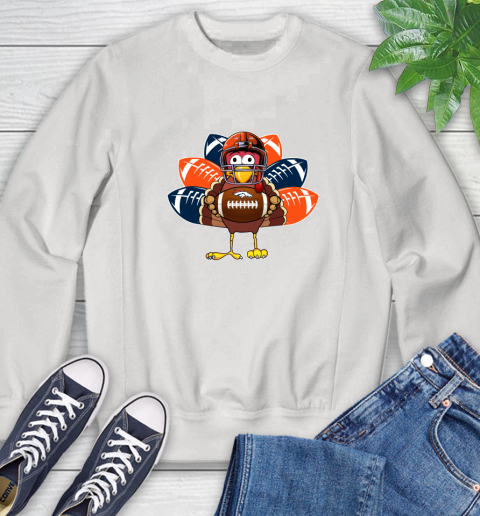 Denver Broncos Turkey Thanksgiving Day Sweatshirt