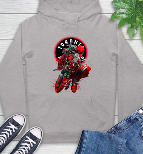 NBA Deadpool Marvel Comics Sports Basketball Toronto Raptors Hoodie 12