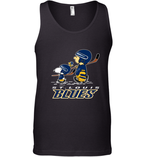 Let's Play St. Louis Blues Ice Hockey Snoopy NHL Tank Top