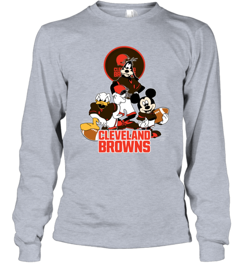 Mickey Donald Goofy The Three Cleveland Browns Football T-Shirt - T-shirts  Low Price