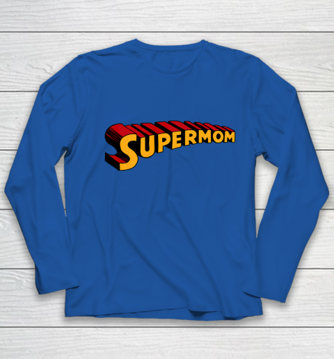 Super mom Superhero Mom for Super Mom Youth Long Sleeve 9