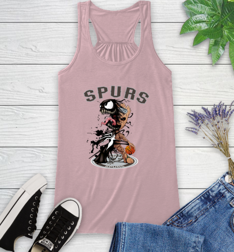 NBA San Antonio Spurs Basketball Venom Groot Guardians Of The Galaxy Racerback Tank 11