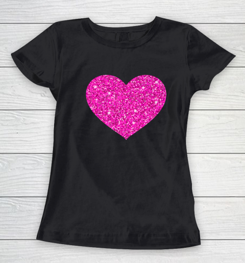 Pink Valentine Heart Love Fun Husband Wife Women's T-Shirt