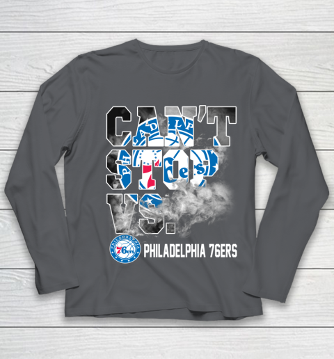 NBA Philadelphia 76ers Basketball Can't Stop Vs Youth Long Sleeve 6