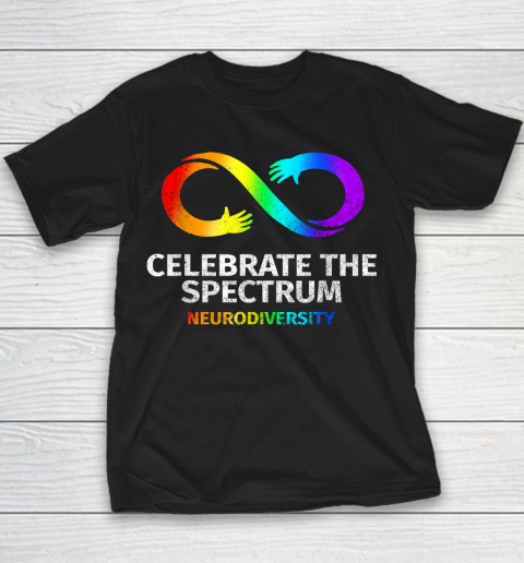 Neurodiversity Celebrate Spectrum Infinity Autism Awareness Youth T-Shirt
