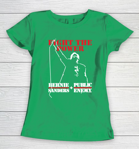 Fight The Power Bernie Sanders Public Enemy Women's T-Shirt - Image 6