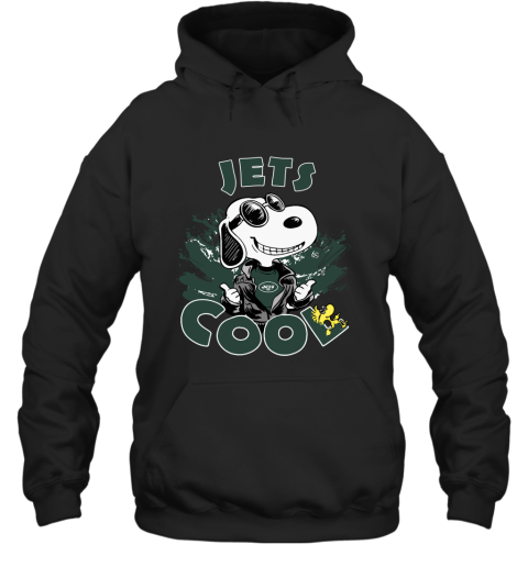 New York Jets Snoopy Joe Cool We're Awesome Hoodie
