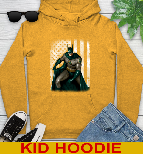 Oakland Athletics MLB Baseball Batman DC American Flag Shirt Youth Hoodie 2