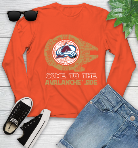 NHL Come To The Colorado Avalanche Wars Hockey Sports Youth Long Sleeve 3