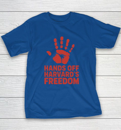 Hands Off Harvard's Freedom Youth T-Shirt 6