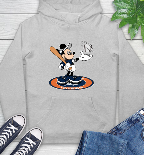 MLB Baseball Detroit Tigers Cheerful Mickey Disney Shirt Hoodie 6
