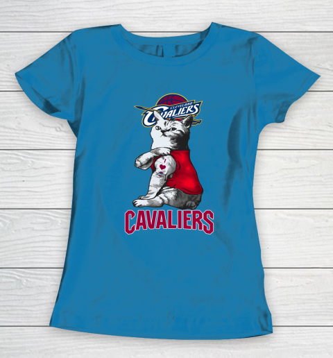 NBA Basketball My Cat Loves Cleveland Cavaliers Women's T-Shirt 6
