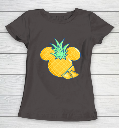 Disney Mickey Friends Mickey Pineapple Logo Women's T-Shirt 7