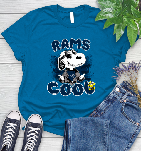 NFL Football Los Angeles Rams Cool Snoopy Shirt Women's T-Shirt 8
