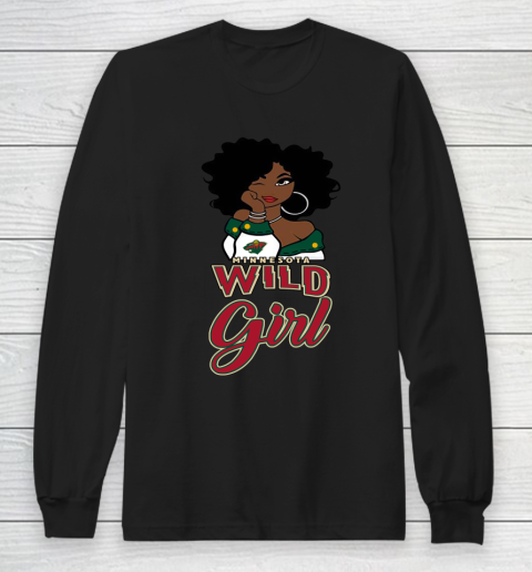 Minnesota Wild Girl NHL Long Sleeve T-Shirt