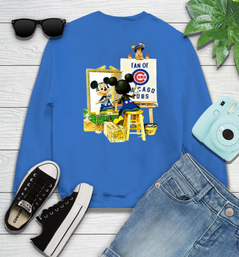 MLB Baseball Chicago Cubs Mickey Drawing Shirt 34