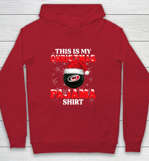 Carolina Hurricanes This Is My Christmas Pajama Shirt NHL Youth Hoodie 7
