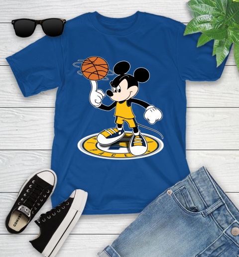 NBA Basketball Indiana Pacers Cheerful Mickey Disney Shirt Youth T-Shirt 9