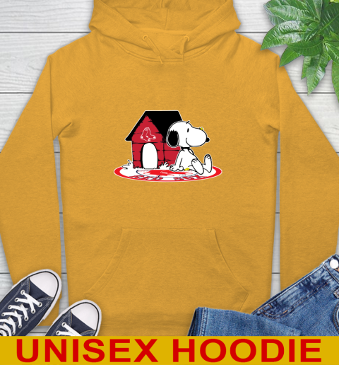 MLB Baseball Boston Red Sox Snoopy The Peanuts Movie Shirt Hoodie 3