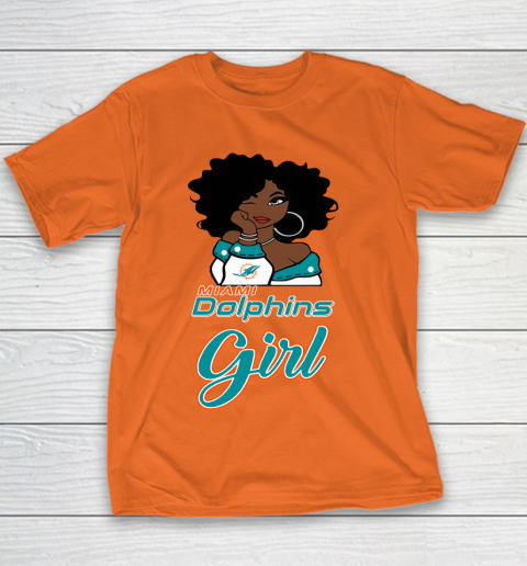 Miami Dolphins Girl NFL Youth T-Shirt 7