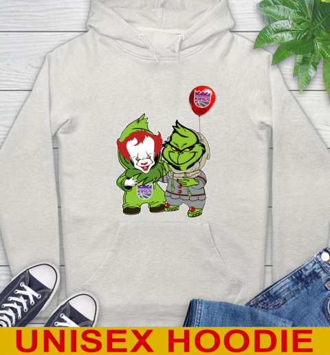 Sacramento Kings Baby Pennywise Grinch Christmas NBA Basketball Hoodie 12