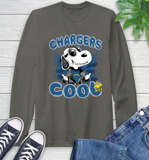 NFL Football Los Angeles Chargers Cool Snoopy Shirt Long Sleeve T-Shirt 10