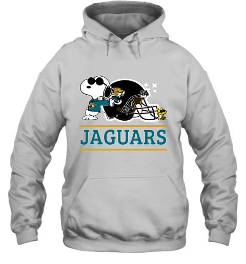 The Jacksonville Jaguars Joe Cool And Woodstock Snoopy Mashup Hoodie