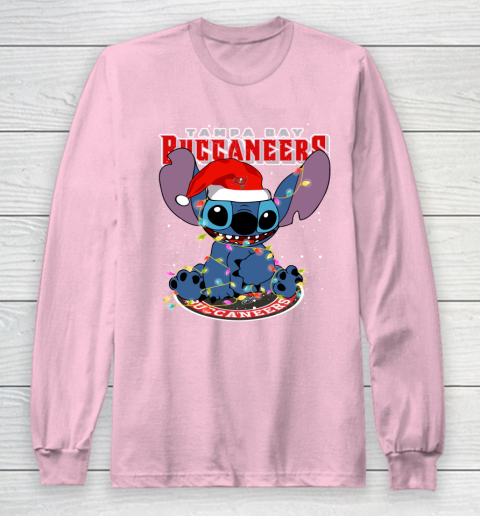 Tampa Bay Buccaneers NFL Football noel stitch Christmas Long Sleeve T-Shirt 6