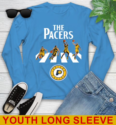NBA Basketball Indiana Pacers The Beatles Rock Band Shirt Youth Long Sleeve 8