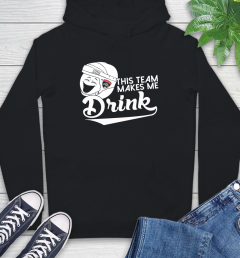 Florida Panthers NHL Hockey This Team Makes Me Drink Adoring Fan Hoodie