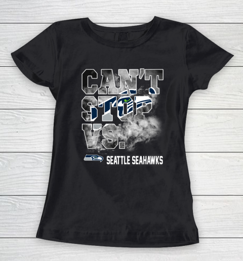 NFL Seattle Seahawks Can't Stop Vs Women's T-Shirt