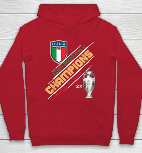 Italy Champions 2020 Euro Forza Azzurri Italia Football Hoodie 7