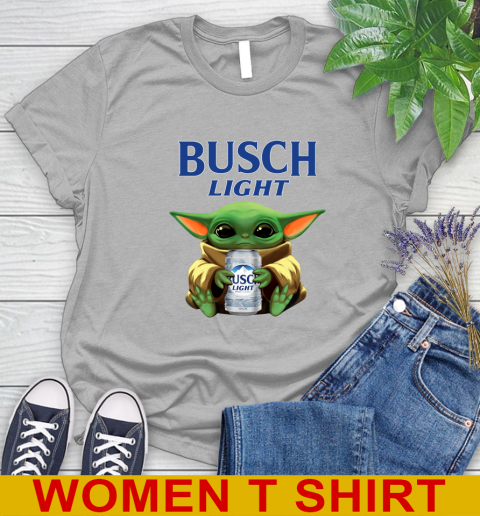 Star Wars Baby Yoda Hugs Busch Light Beer Shirt 93