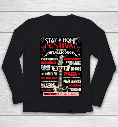 Quarantine Social Distancing Stay Home Festival 2021 Youth Long Sleeve