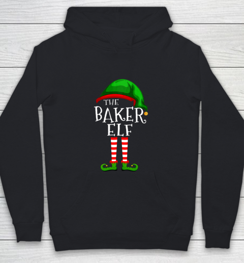 Baker Elf Family Matching Group Christmas Gift Funny Youth Hoodie