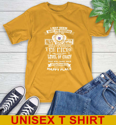 Sacramento Kings NBA Basketball If You Mess With Me While I'm Watching My Team T-Shirt 2
